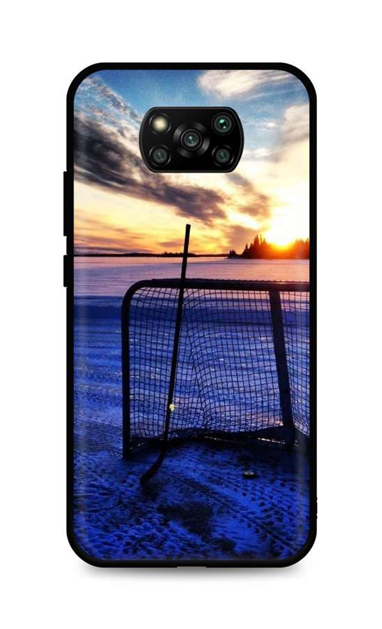 Levně Kryt TopQ Xiaomi Poco X3 Pro silikon Hockey Sunset 62248 (pouzdro neboli obal na mobil Xiaomi Poco X3 Pro)