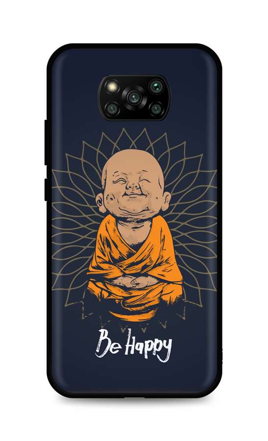 Zadní silikonový kryt DARK na Xiaomi Poco X3 Pro Be Happy