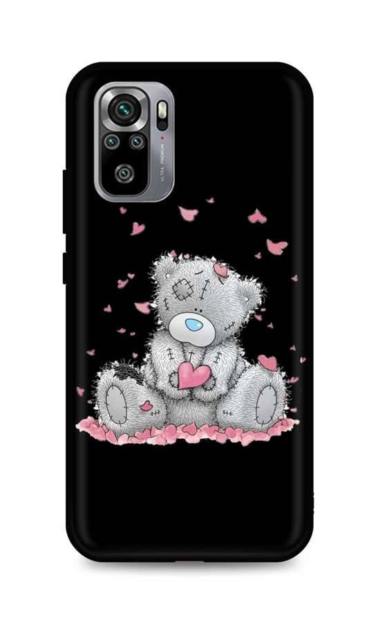 Zadní silikonový kryt DARK na Xiaomi Redmi Note 10S Lovely Teddy Bear