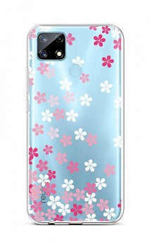 Zadní silikonový kryt na Realme 7i Pink Blossom