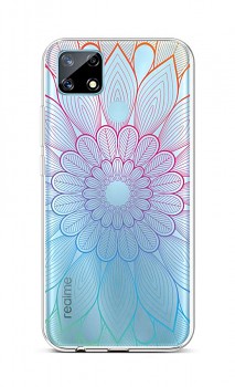 Zadní silikonový kryt na Realme 7i Rainbow Mandala