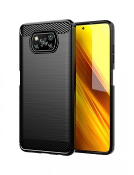 Zadní silikonový kryt na Xiaomi Poco X3 Pro černý