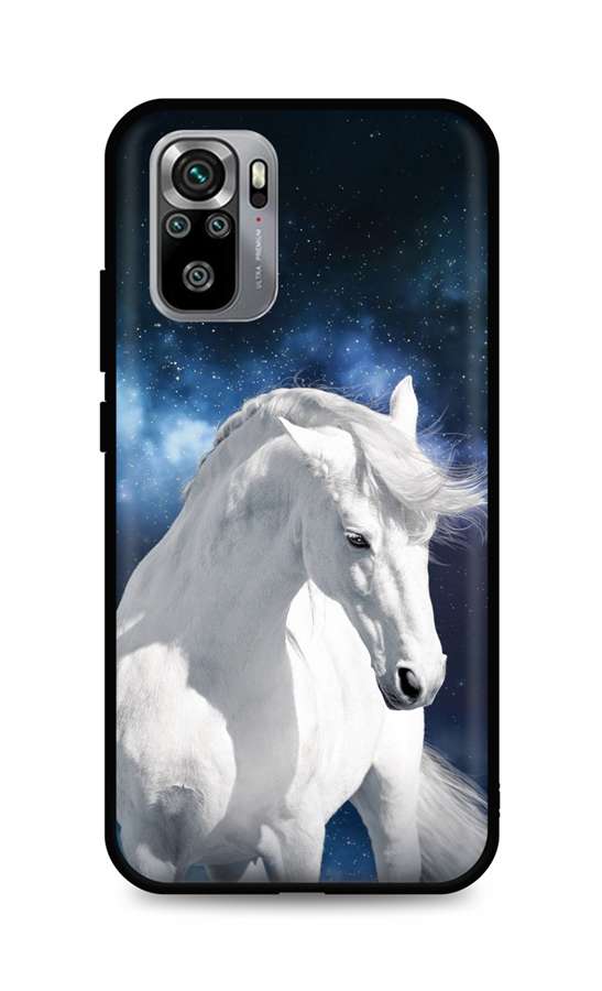 Levně Kryt TopQ Xiaomi Redmi Note 10S silikon White Horse 62354 (pouzdro neboli obal na mobil Xiaomi Redmi Note 10S)