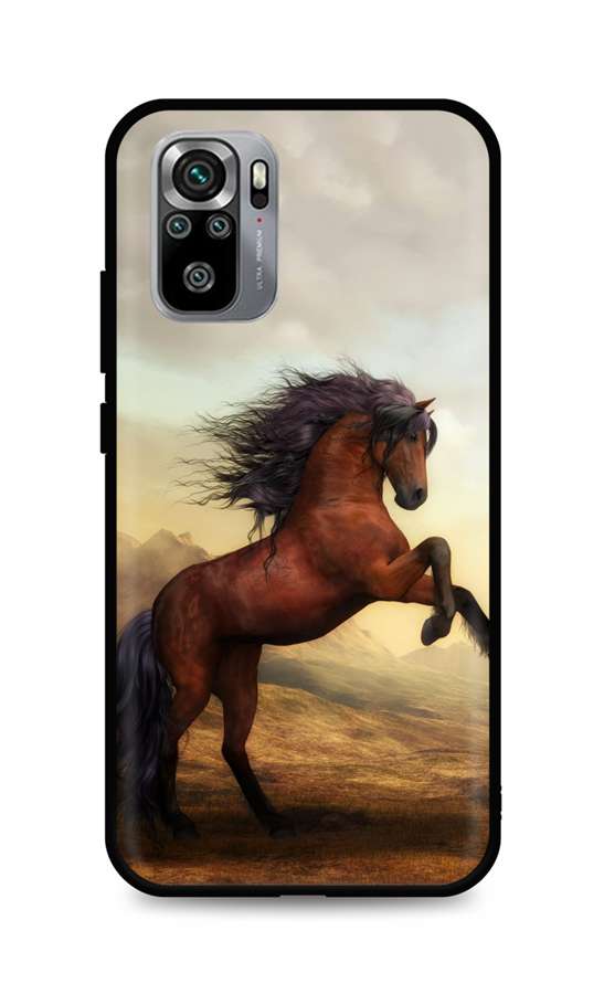 Levně Kryt TopQ Xiaomi Redmi Note 10S silikon Brown Horse 62358 (pouzdro neboli obal na mobil Xiaomi Redmi Note 10S)