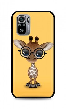 Zadní silikonový kryt DARK na Xiaomi Redmi Note 10S Cute Giraffe  
