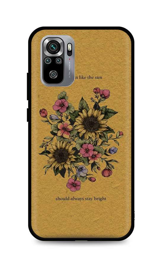 Zadní silikonový kryt DARK na Xiaomi Redmi Note 10S Bouquet