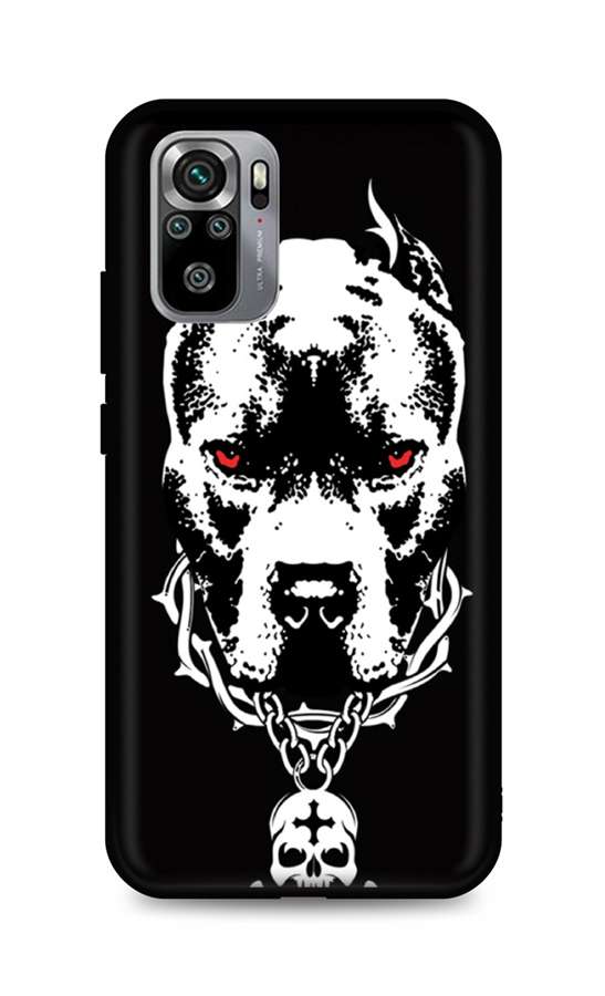 Levně Kryt TopQ Xiaomi Redmi Note 10S silikon Fighting Dog 62382 (pouzdro neboli obal na mobil Xiaomi Redmi Note 10S)