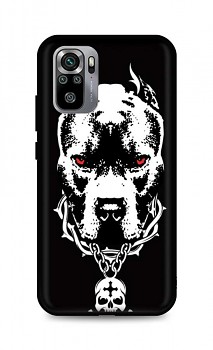 Zadní silikonový kryt DARK na Xiaomi Redmi Note 10S Fighting Dog