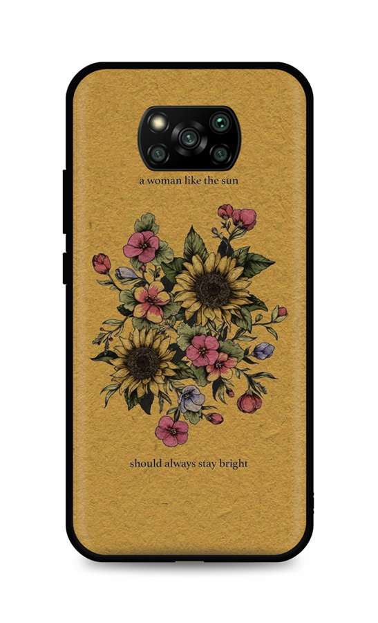 Zadní silikonový kryt DARK na Xiaomi Poco X3 Pro Bouquet