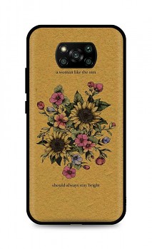 Zadní silikonový kryt DARK na Xiaomi Poco X3 Pro Bouquet