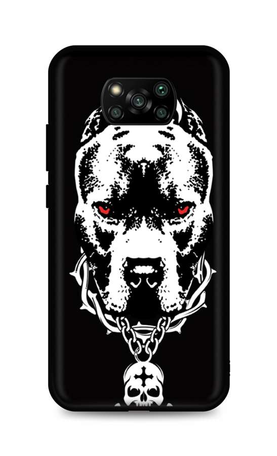 Levně Kryt TopQ Xiaomi Poco X3 Pro silikon Fighting Dog 62419 (pouzdro neboli obal na mobil Xiaomi Poco X3 Pro)