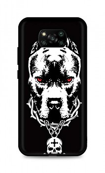 Zadní silikonový kryt DARK na Xiaomi Poco X3 Pro Fighting Dog