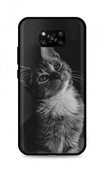 Zadní silikonový kryt DARK na Xiaomi Poco X3 Pro Cute Cat