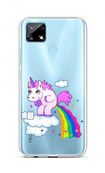 Zadní silikonový kryt na Realme 7i Rainbow Disaster