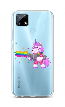 Zadní silikonový kryt na Realme 7i Rainbow Gun