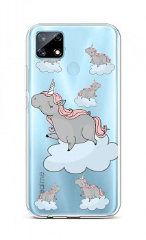 Zadní silikonový kryt na Realme 7i Grey Unicorns