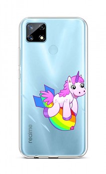 Zadní silikonový kryt na Realme 7i Flying Unicorn