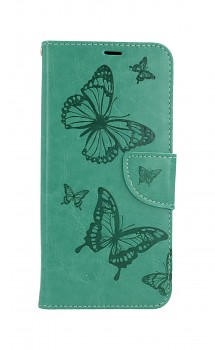Knížkové pouzdro na Realme 8 Butterfly zelené