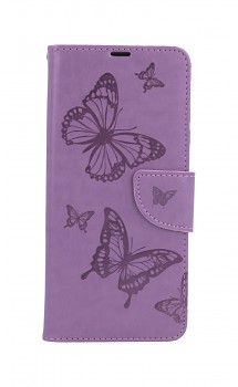 Knížkové pouzdro na Xiaomi Poco X3 Butterfly fialové 