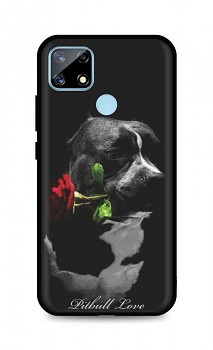 Zadní silikonový kryt DARK na Realme 7i Pitbull Love