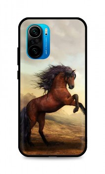 Zadní silikonový kryt DARK na Xiaomi Poco F3 Brown Horse