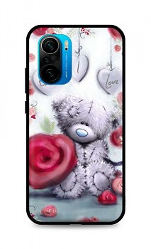 Zadní silikonový kryt DARK na Xiaomi Poco F3 Teddy Bear