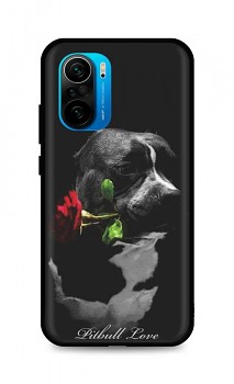 Zadní silikonový kryt DARK na Xiaomi Poco F3 Pitbull Love