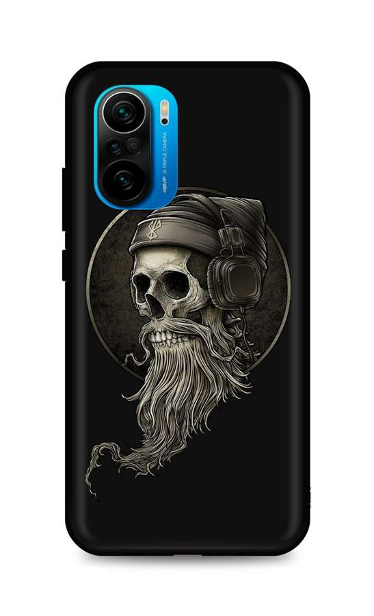 Levně Kryt TopQ Xiaomi Poco F3 silikon Music Skeleton 62749 (pouzdro neboli obal na mobil Xiaomi Poco F3)