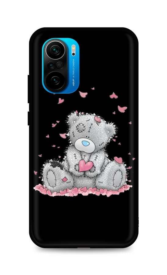 Levně Kryt TopQ Xiaomi Poco F3 silikon Lovely Teddy Bear 62751 (pouzdro neboli obal na mobil Xiaomi Poco F3)