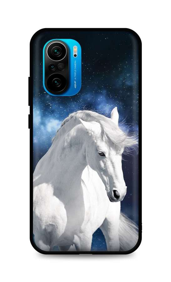 Levně Kryt TopQ Xiaomi Poco F3 silikon White Horse 62766 (pouzdro neboli obal na mobil Xiaomi Poco F3)