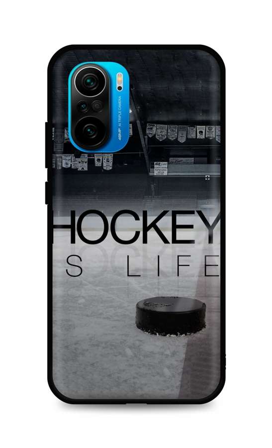 Levně Kryt TopQ Xiaomi Poco F3 silikon Hockey Is Life 62776 (pouzdro neboli obal na mobil Xiaomi Poco F3)