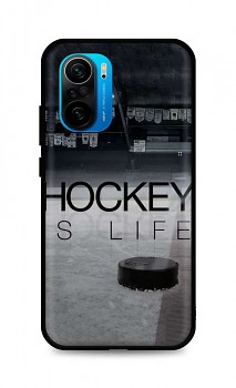 Zadní silikonový kryt DARK na Xiaomi Poco F3 Hockey Is Life