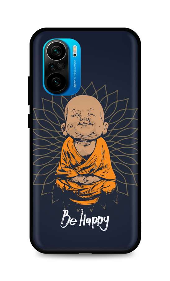 Levně Kryt TopQ Xiaomi Poco F3 silikon Be Happy 62779 (pouzdro neboli obal na mobil Xiaomi Poco F3)
