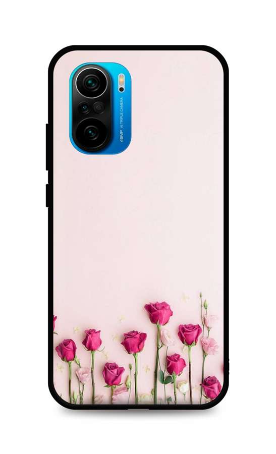 Levně Kryt TopQ Xiaomi Poco F3 silikon Roses 62789 (pouzdro neboli obal na mobil Xiaomi Poco F3)