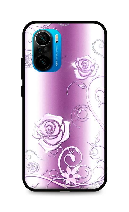 Levně Kryt TopQ Xiaomi Poco F3 silikon Abstract Roses 62806 (pouzdro neboli obal na mobil Xiaomi Poco F3)