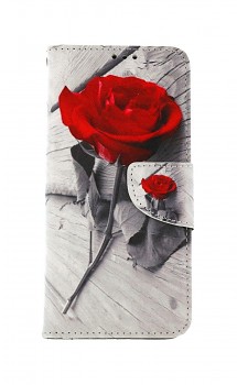 Knížkové pouzdro na Realme 8 Červená růže