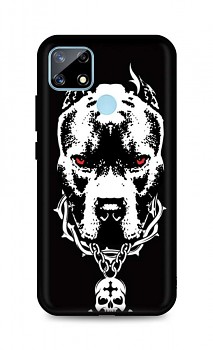 Zadní silikonový kryt DARK na Realme 7i Fighting Dog