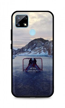 Zadní silikonový kryt DARK na Realme 7i Hockey Goalie