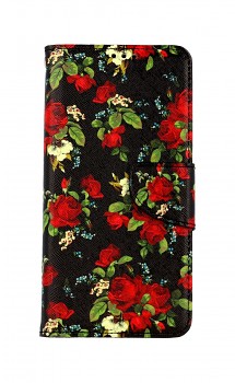 Knížkové pouzdro na Samsung A52 Květy růží