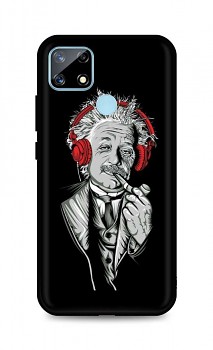 Zadní silikonový kryt DARK na Realme 7i Albert Einstein