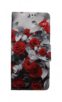 Knížkové pouzdro na Realme 7i Červené růže mix