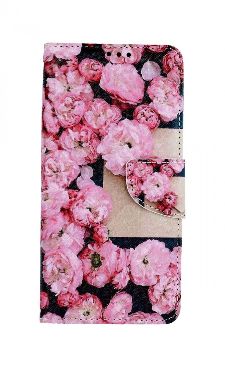 Knížkové pouzdro na Realme 7i Růžové květy
