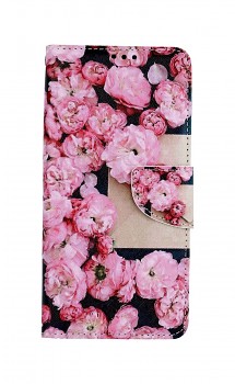 Knížkové pouzdro na Realme 7i Růžové květy