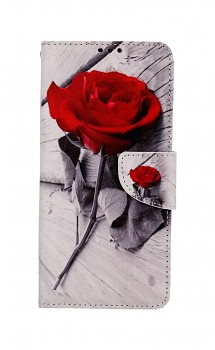 Knížkové pouzdro na Realme 7i Červená růže