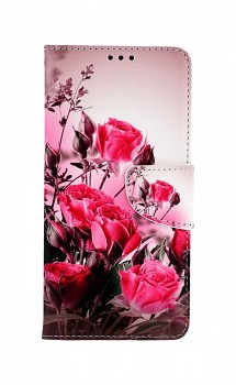 Knížkové pouzdro na Xiaomi Redmi Note 10S Romantické růže
