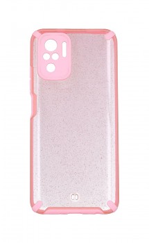 Zadní pevný kryt Armor Glitter na Xiaomi Redmi Note 10 růžový