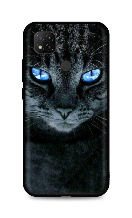 Zadní silikonový kryt DARK na Xiaomi Redmi 9C Dark Cat