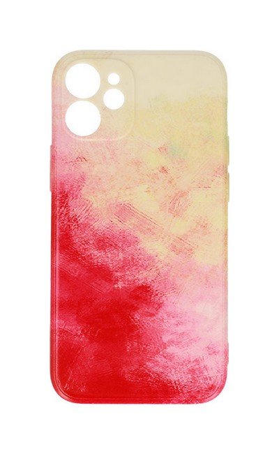 Kryt Pop iPhone 12 silikon červený 63545 (pouzdro neboli obal na mobil iPhone 12)