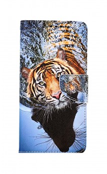 Knížkové pouzdro na Xiaomi Redmi 9 Hnědý tygr