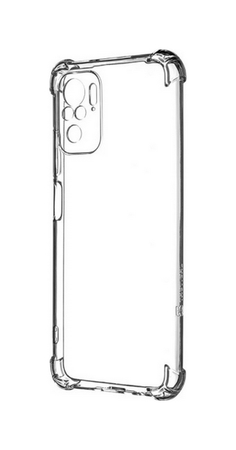 Zadní silikonový kryt Tactical Plyo na Xiaomi Redmi Note 10 průhledný